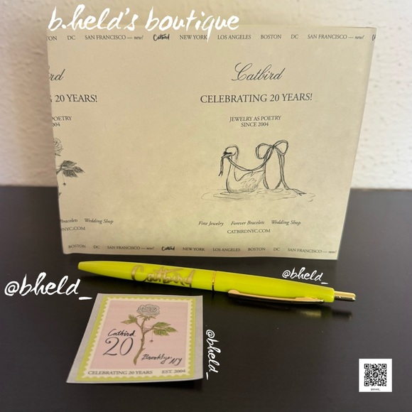 Free w/Purchase — Catbird Goodies Bundle from 20th Birthday Celebration New NWOT - Picture 8 of 15